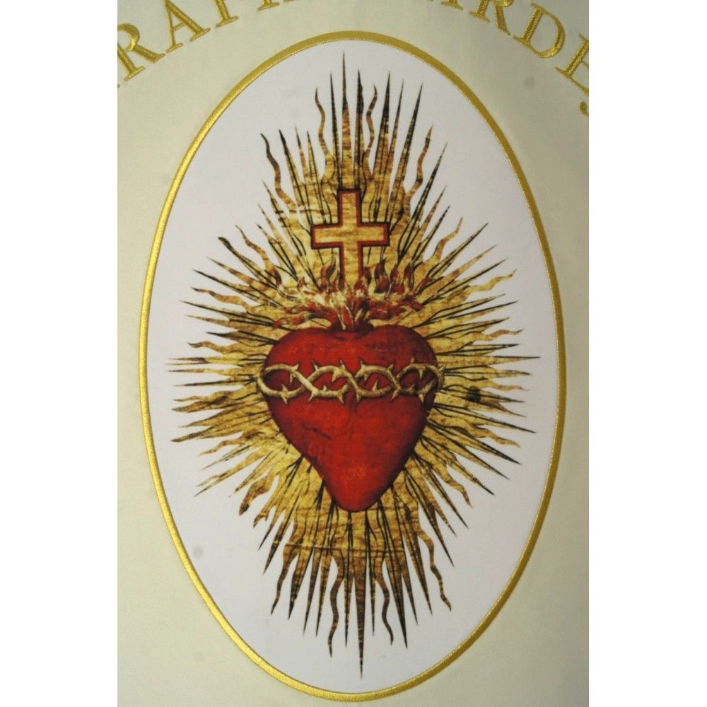 Chorągiew drukowana, haftowane napisy św. Józef - zdjęcie 3 - Chorągiew drukowana, haftowane napisy św. Józef