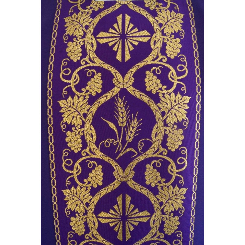 Ornat gotycki, materiał gładki, fiolet (58) - zdjęcie 3 - Ornat gotycki, materiał gładki, fiolet (58)
