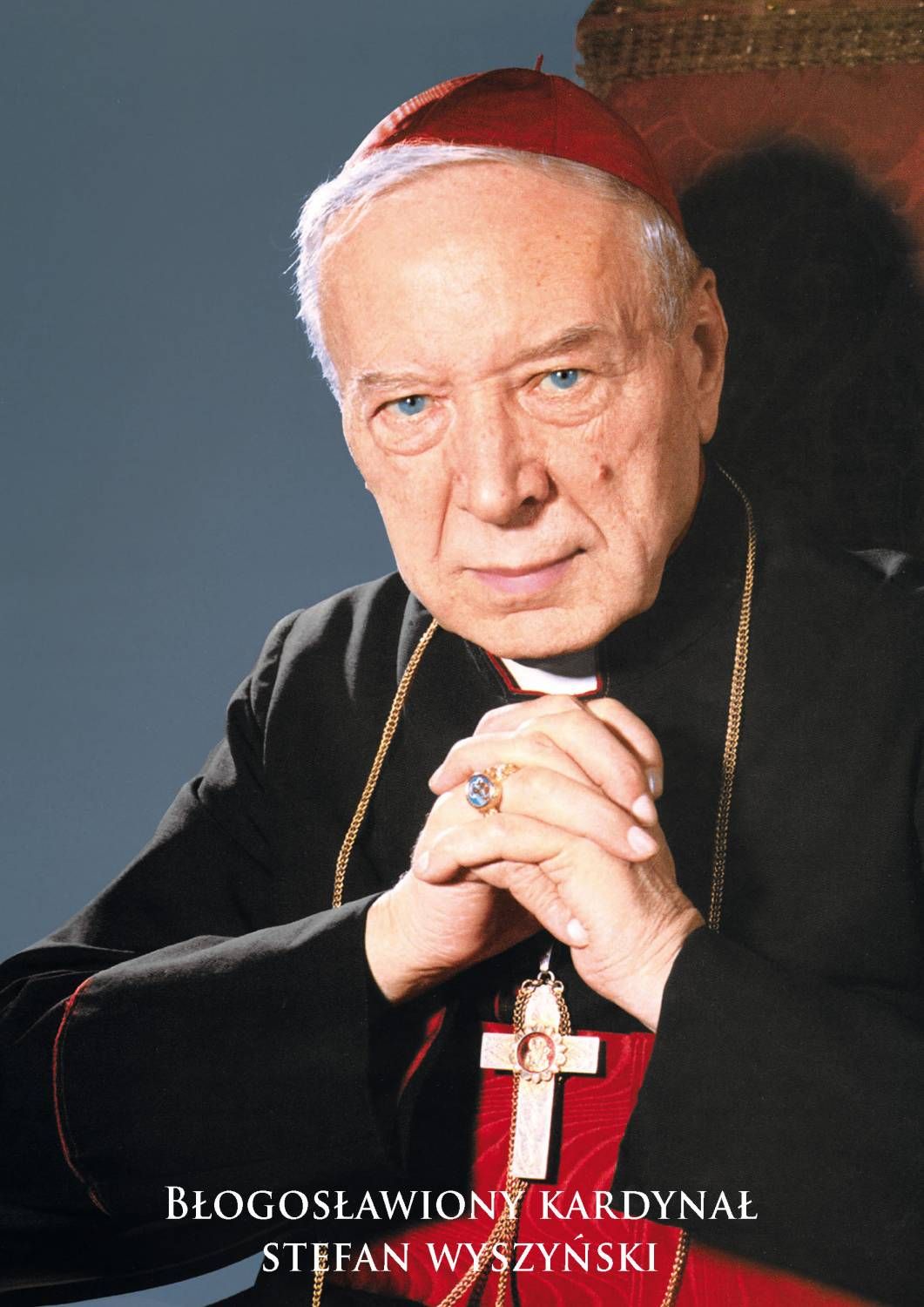 Kardynał Stefan Wyszyński - Ikona dwustronna z modlitwą format A5 (2)