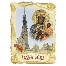 Magnes Matka Boża Częstochowska (6) - MAGNESY RELIGIJNE - Nowość
