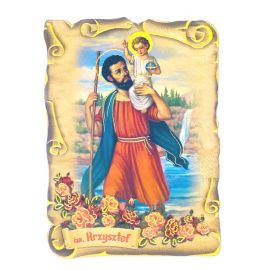 Magnes Święty Krzysztof - MAGNESY RELIGIJNE - Nowość