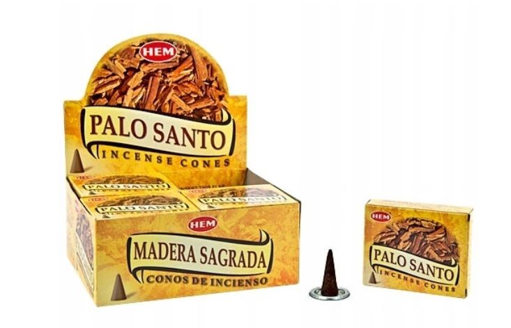 Kadzidło stożkowe Palo Santo - 10 stożków