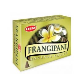 Kadzidło stożkowe Frangipani - 10 stożków - KADZIDŁA, WĘGIELKI - Nowość