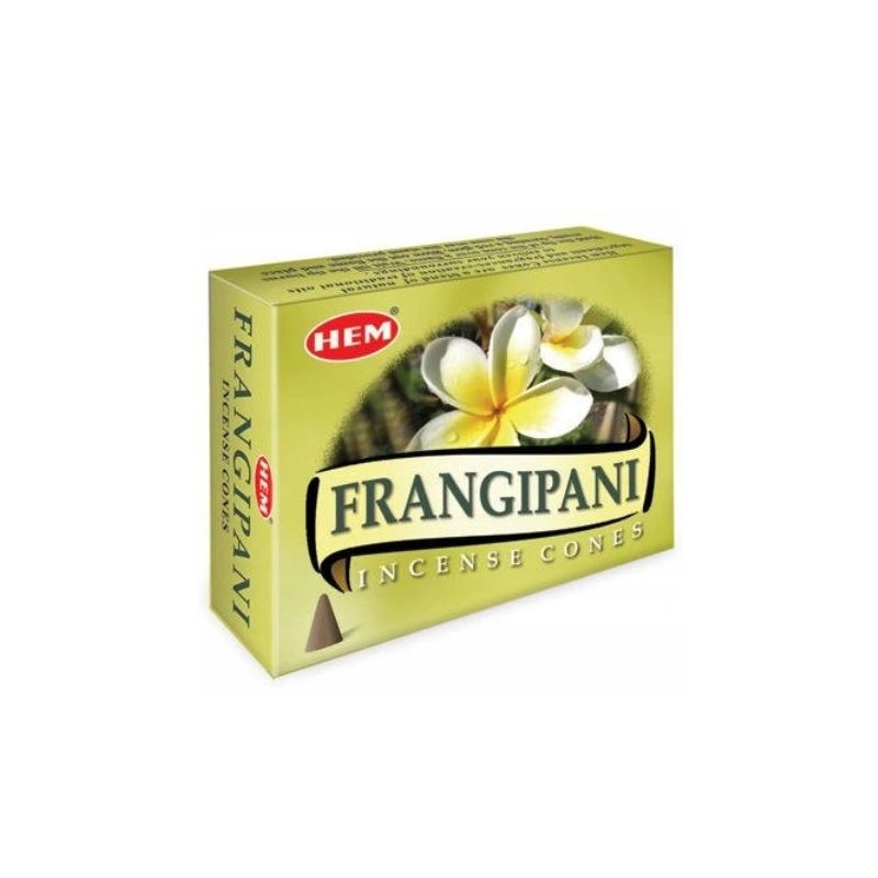 Kadzidło stożkowe Frangipani - 10 stożków - Kadzidło stożkowe Frangipani - 10 stożków