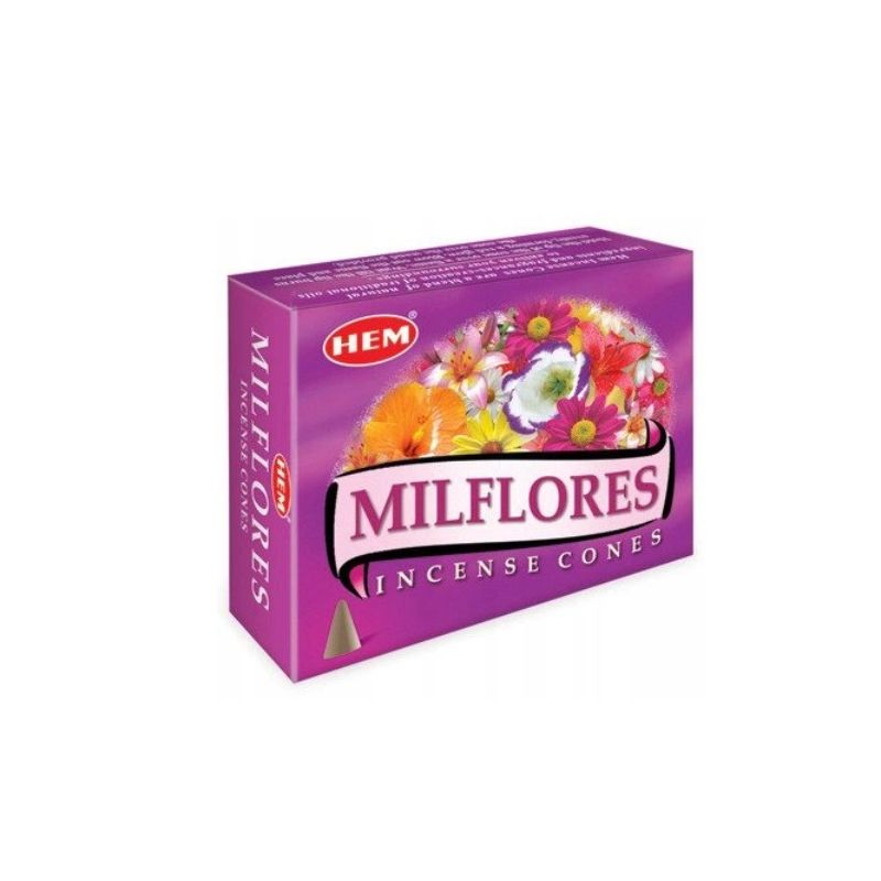 Kadzidło stożkowe Milflores - 10 stożków - Kadzidło stożkowe Milflores - 10 stożków
