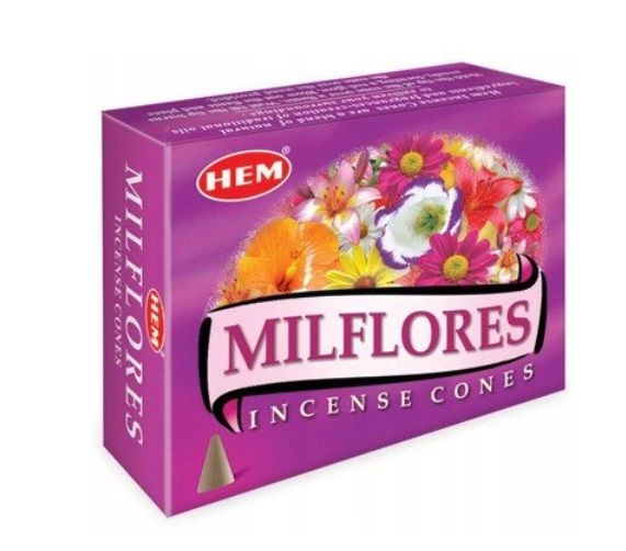 Kadzidło stożkowe Milflores - 10 stożków