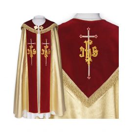 Kapa liturgiczna haftowana IHS (7)