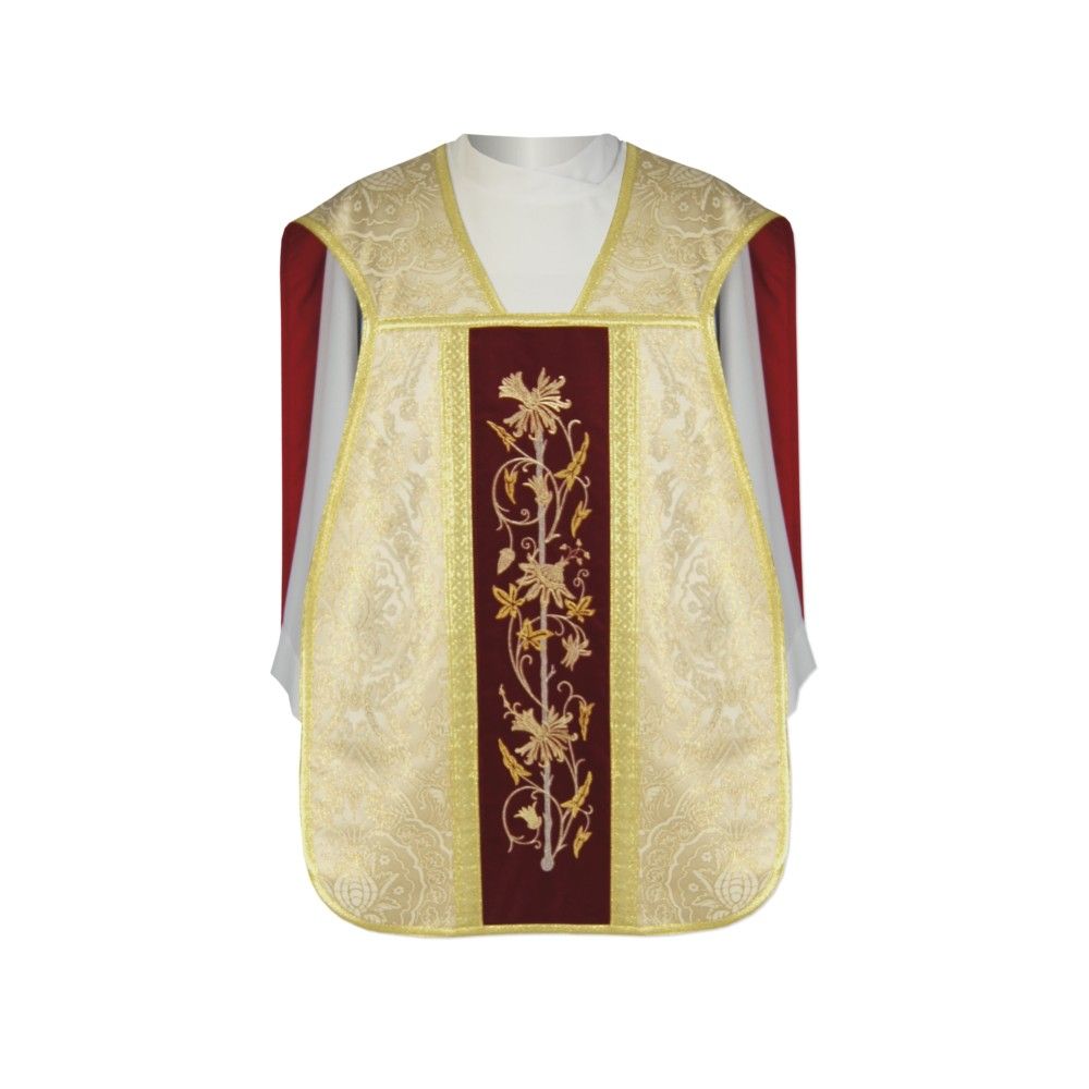 Ornat rzymski IHS - złoty (26) - zdjęcie 2 - Ornat rzymski IHS - złoty (26)