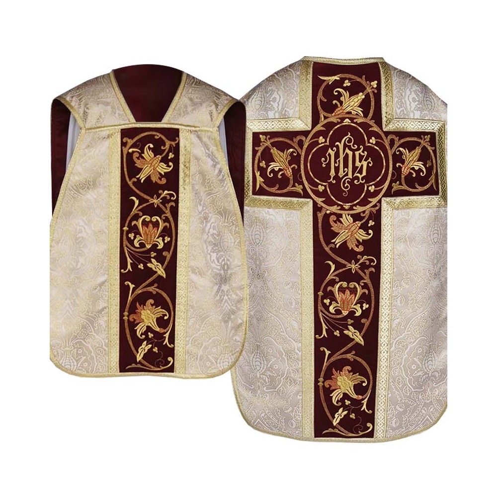 Ornat rzymski IHS - złoty (28)