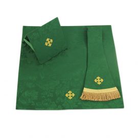Ornat rzymski IHS - kolory liturgiczne, żakard (35) - zdjęcie 9 - Ornat rzymski IHS - kolory liturgiczne, żakard (34)