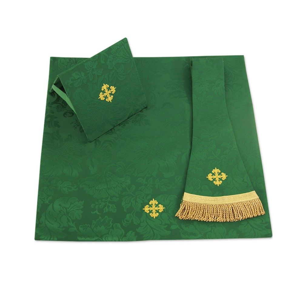 Ornat rzymski IHS - kolory liturgiczne, żakard (35) - zdjęcie 9 - Ornat rzymski IHS - kolory liturgiczne, żakard (34)