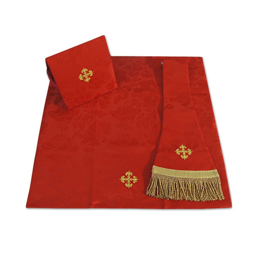 Ornat rzymski IHS - kolory liturgiczne, żakard (38) - zdjęcie 3 - Ornat rzymski IHS - kolory liturgiczne, żakard (37)