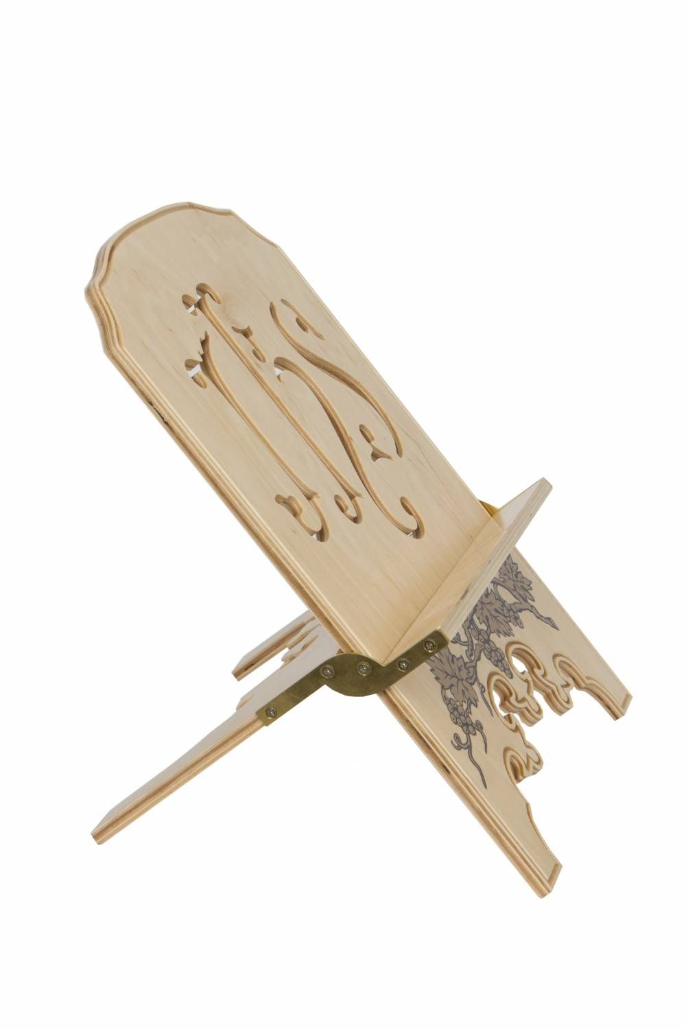 Pulpit drewniany zdobiony, kolor jasny (1) - zdjęcie 2 - Pulpit drewniany zdobiony, kolor jasny (1)