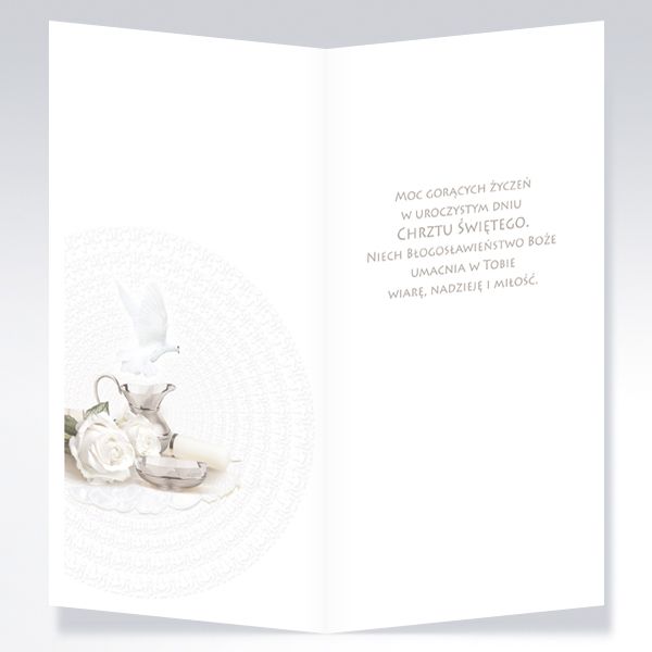Kartka z życzeniami - Pamiątka Chrztu Świętego (10) - zdjęcie 2 - Kartka z życzeniami - Pamiątka Chrztu Świętego (10)