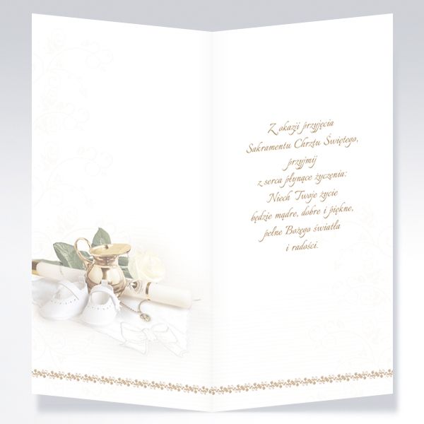 Kartka z życzeniami - Pamiątka Chrztu Świętego (11) - zdjęcie 2 - Kartka z życzeniami - Pamiątka Chrztu Świętego (11)