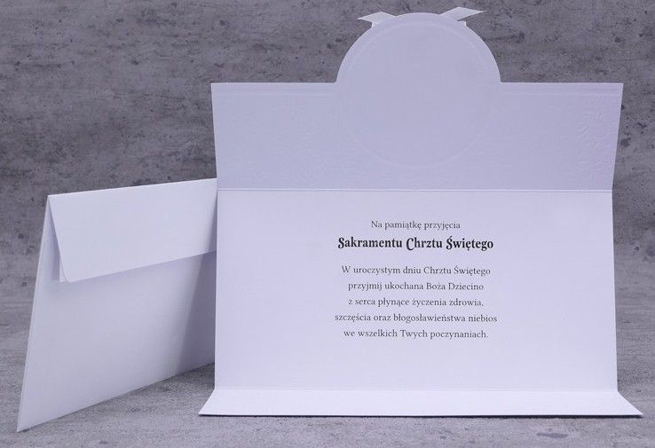 Kartka z życzeniami - Pamiątka Chrztu Świętego (17) - zdjęcie 3 - Kartka z życzeniami - Pamiątka Chrztu Świętego (17)