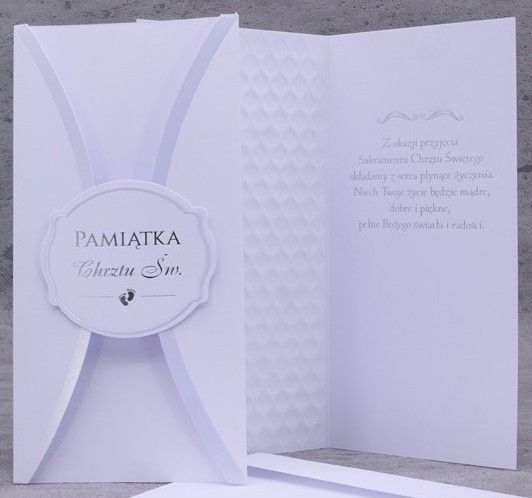 Kartka z życzeniami - Pamiątka Chrztu Świętego (33) - zdjęcie 2 - Kartka z życzeniami - Pamiątka Chrztu Świętego (33)