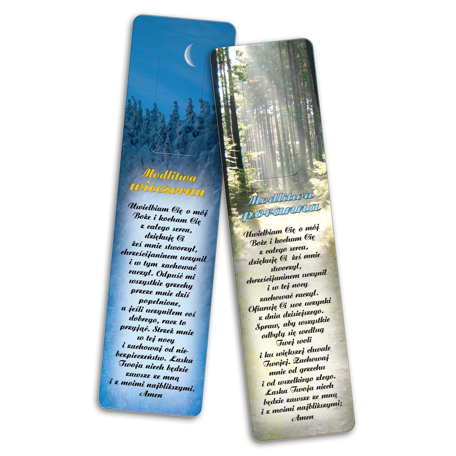 Zakładka do książki - Modlitwa poranna i wieczorna