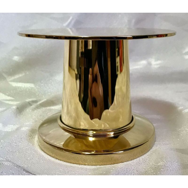 Podstawa, tron pod monstrancję, mosiężny, pozłacany 10 cm (3D) - Podstawa, tron pod monstrancję, mosiężny, pozłacany 10 cm (3D)