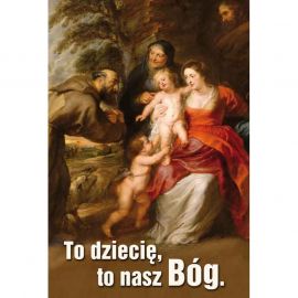 Plakat Bożonarodzeniowy To dziecię, to nasz Bóg - Plakaty Bożonarodzeniowe - Nowość