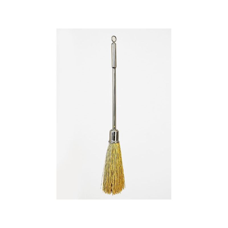 Kropidło z mosiądzu, chromowane wys. 55 cm (1) - Kropidło z mosiądzu, chromowane wys. 55 cm (1)