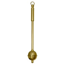 Kropidło kulkowe, mosiężne, metalowa rączka, 34 cm (8)