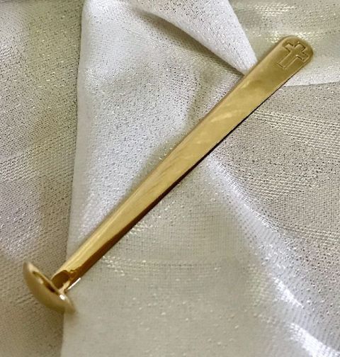 Łyżeczka do wina, pozłacana (1)