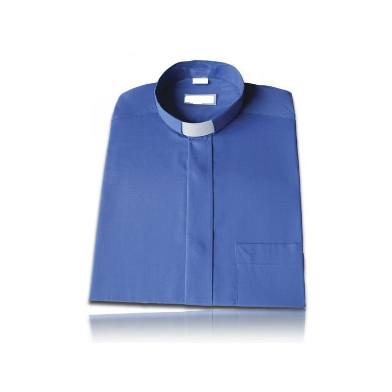 Koszula kapłańska krótki rękaw 60% bawełna - zdjęcie 4 - Koszula kapłańska krótki rękaw 60% bawełna