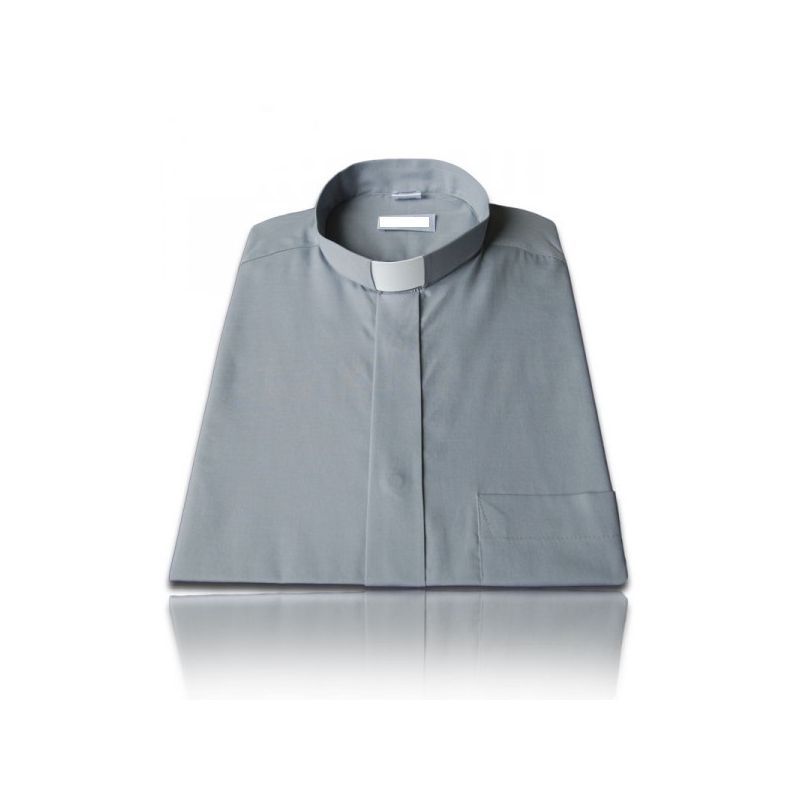 Koszula kapłańska, zwykła, długi rękaw 100% bawełna - zdjęcie 4 - Koszula kapłańska, zwykła, długi rękaw 100% bawełna