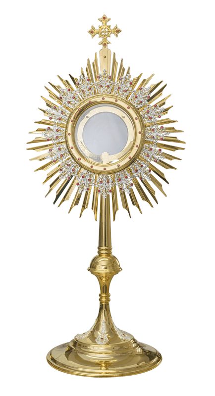 Monstrancja na dużą hostię 85 cm (29)