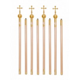 Drzewce do baldachimu skręcane - 220 cm