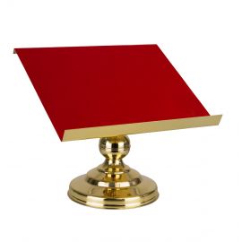 Pulpit, podstawa pod mszał z czerwonym suknem - 43 cm