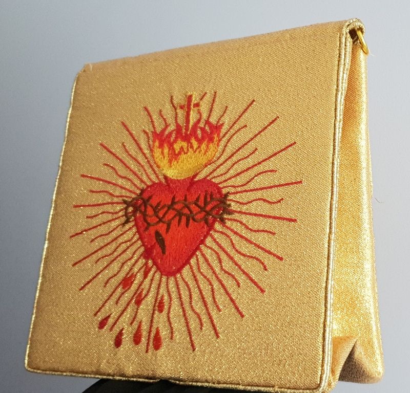 Bursa do chorych haftowana - Serce Pana Jezusa (34)