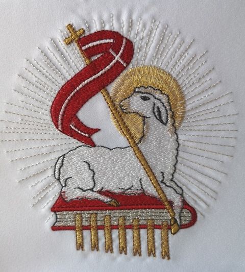 Bielizna kielichowa - Baranek Ofiarny (8) - zdjęcie 4 - Bielizna kielichowa - Baranek Ofiarny (8)