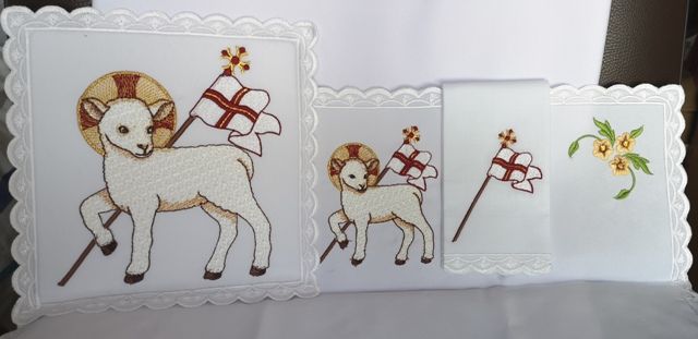 Bielizna kielichowa - Baranek Ofiarny (9) - zdjęcie 2 - Bielizna kielichowa - Baranek Ofiarny (9)