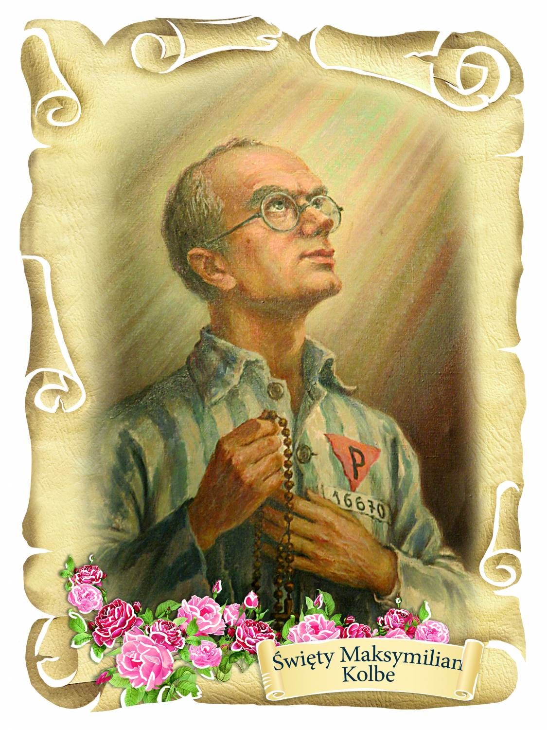 Magnes Święty Maksymilian Kolbe