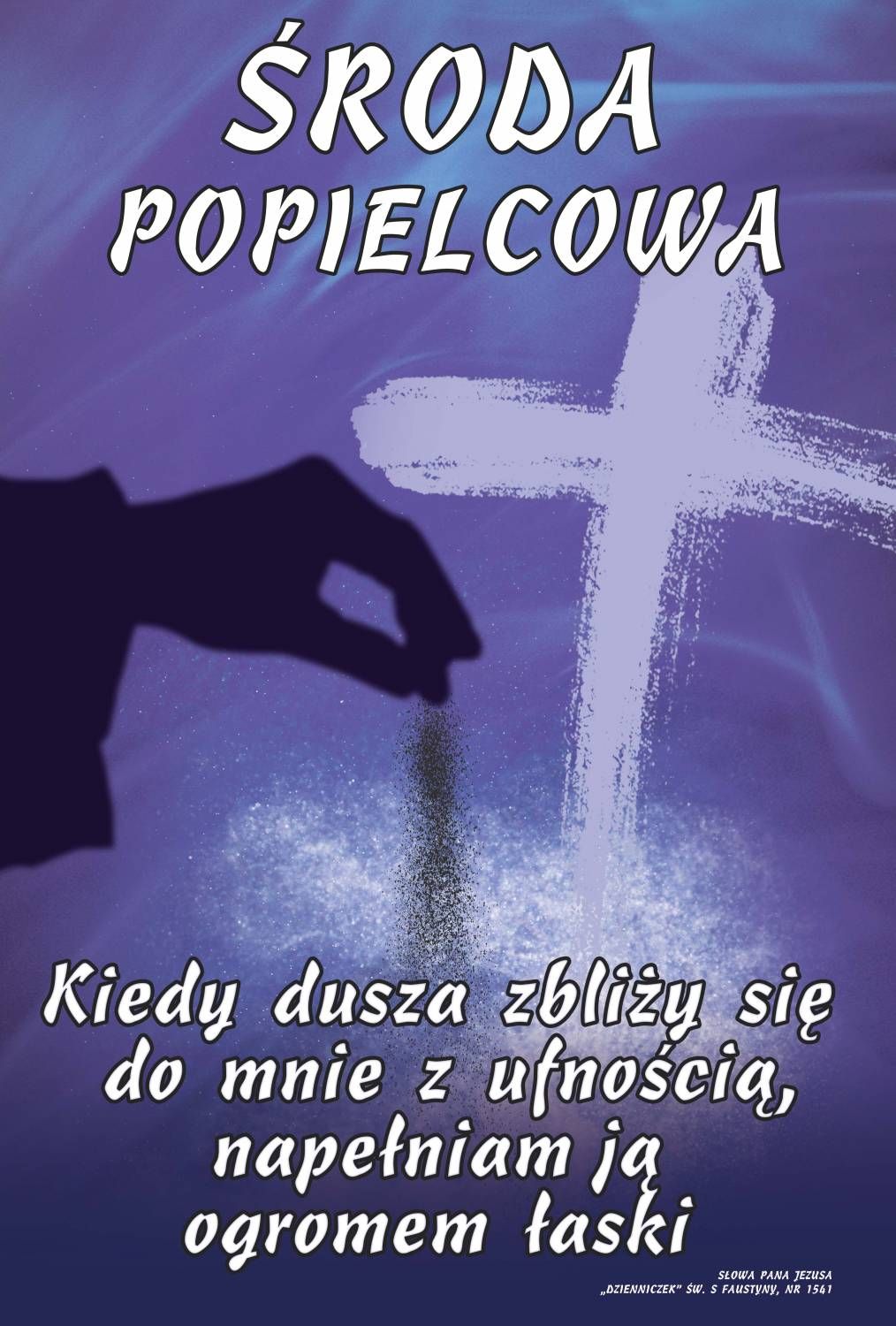 Plakat Wielkanocny - Środa Popielcowa