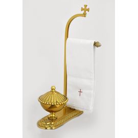 Lavabo z serwetnikiem odlew mosiężny, dekorowane (5)
