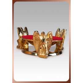 Tron pod monstrancje 8 cm, mosiężne aniołki (9) - Tron pod monstrancje - Nowość