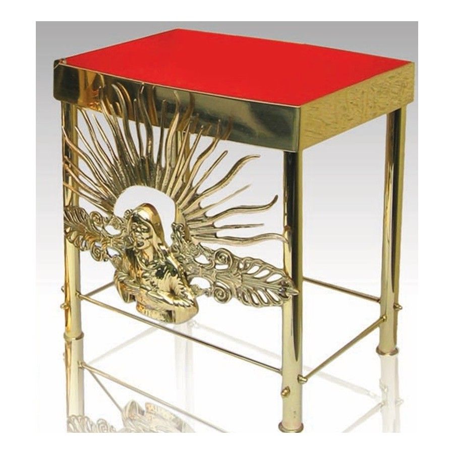 Tron pod monstrancje 29 cm,  bogato zdobiony (13)