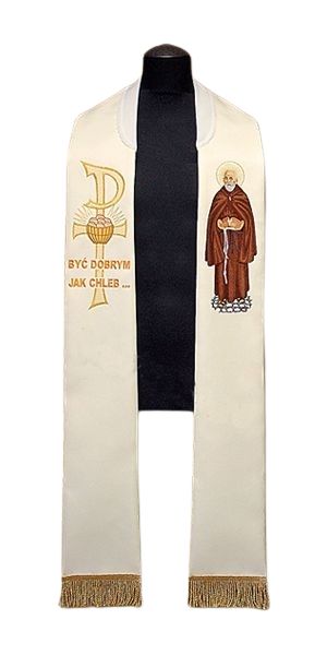 Stuła haftowana Św. Brat Albert (31)