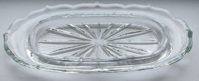 Taca kryształowa pod ampułki  21 x 9,5 cm