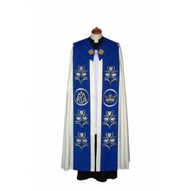 Kapa maryjna haftowana (75) - KAPY LITURGICZNE - Nowość