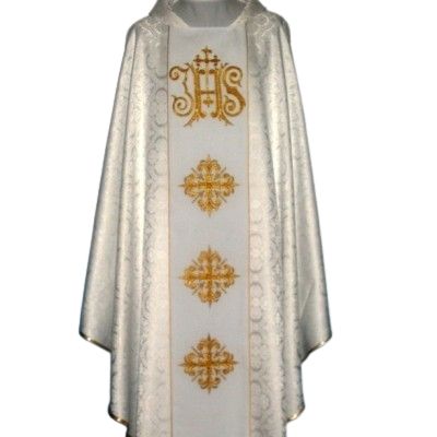 Ornat z komputerowo haftowanym pasem (21) - zdjęcie 4 - Ornat z komputerowo haftowanym pasem (21)