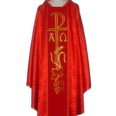 Ornat z komputerowo haftowanym pasem (22) - zdjęcie 5 - Ornat z komputerowo haftowanym pasem (22)