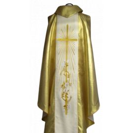 Ornat ślubny - kolor złoty - zdjęcie 2 - Ornat ślubny - kolor złoty