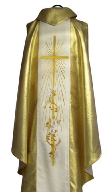 Ornat ślubny - kolor złoty - zdjęcie 2 - Ornat ślubny - kolor złoty