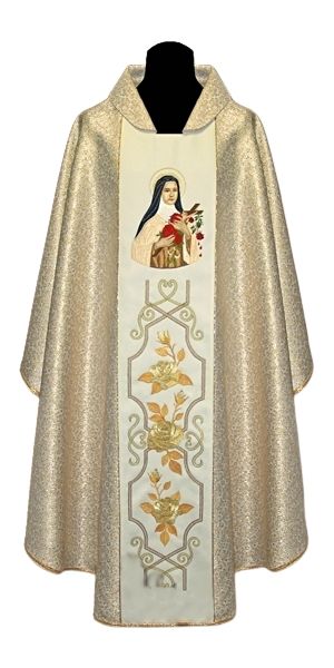 Ornat haftowany św. Teresa od Dzieciątka Jezus