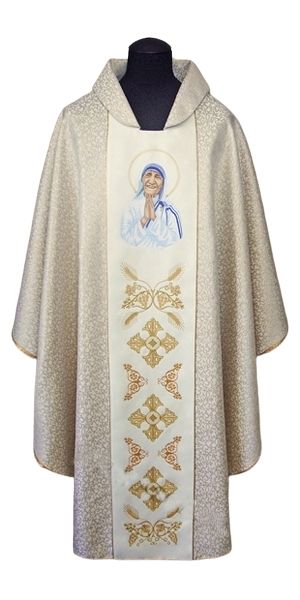 Ornat haftowany św. Teresa z Kalkuty