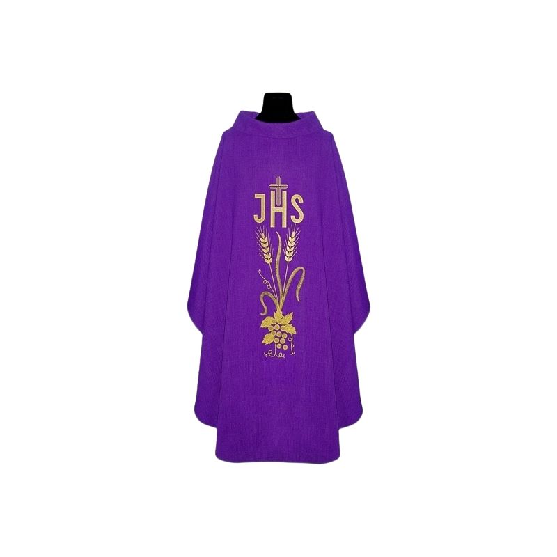Ornat z lnu - kolory liturgiczne IHS - Ornat z lnu - kolory liturgiczne IHS